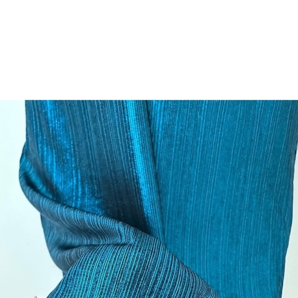 Revolve NBD X NAVEN Blue Metallic Halter Dress - Picture 8 of 11